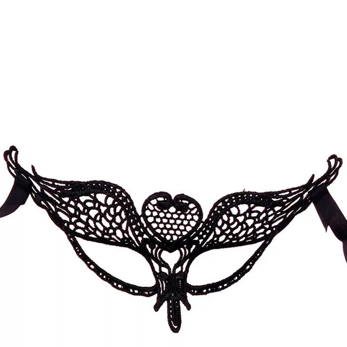 Маска карнавальная  Сердце, 15.5х9х7.5 см по цене 