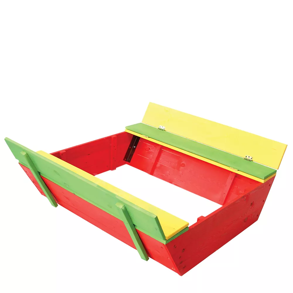 Песочница деревянная 1,3х1,3м по цене 