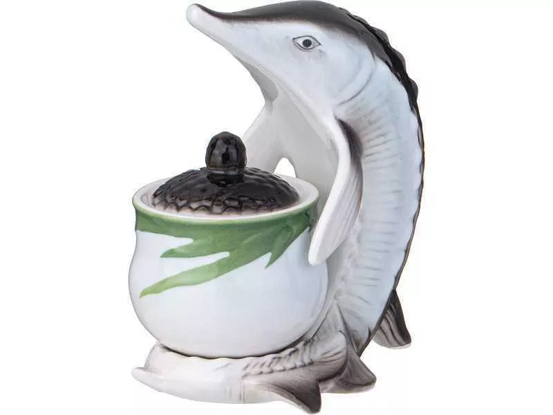 Икорница Лефард осетр 100мл, фарфор арт.58-1052 по цене 