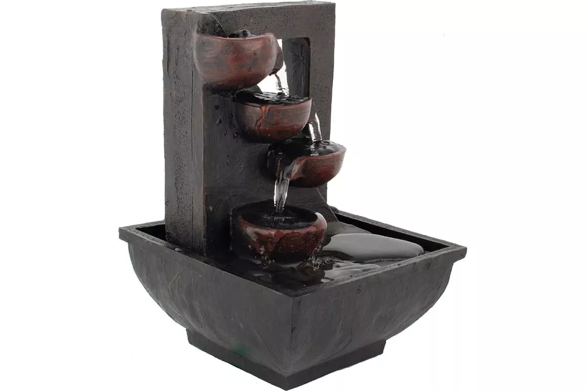 Фонтан комнатный Каскад 13,5х13,5х19см арт.266056 по цене 