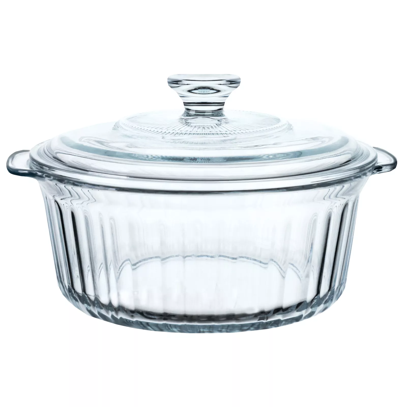 Кастрюля рифл ТМ Аппетит стекло 2,4л арт.GC2400 по цене 