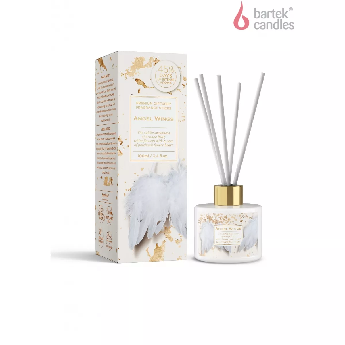 Диффузор ароматический Бартек Ангельские крылья 100мл по цене 
