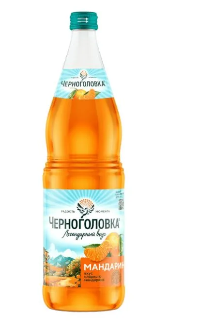 Напиток Черноголовка Мандарин газированный 1л по цене 
