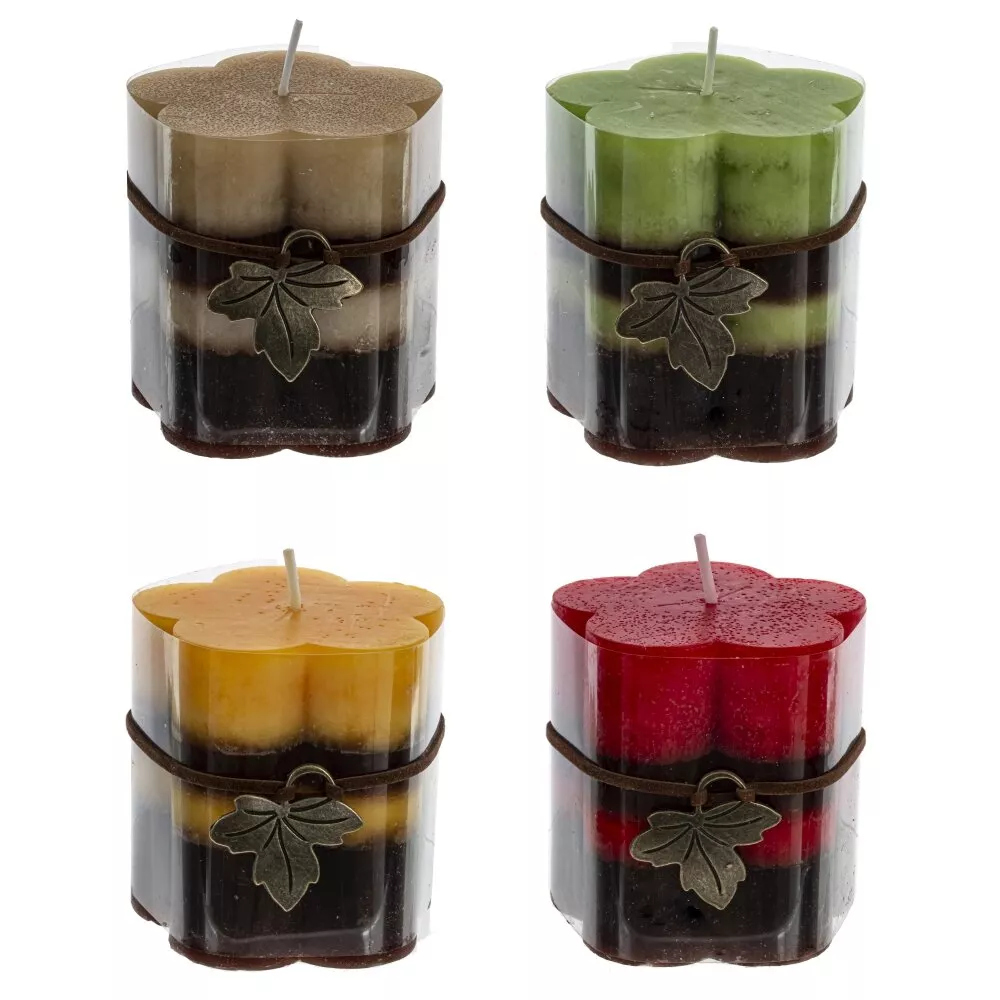 Свеча ароматическая 7х7x7см 4в. арт.266872 по цене 