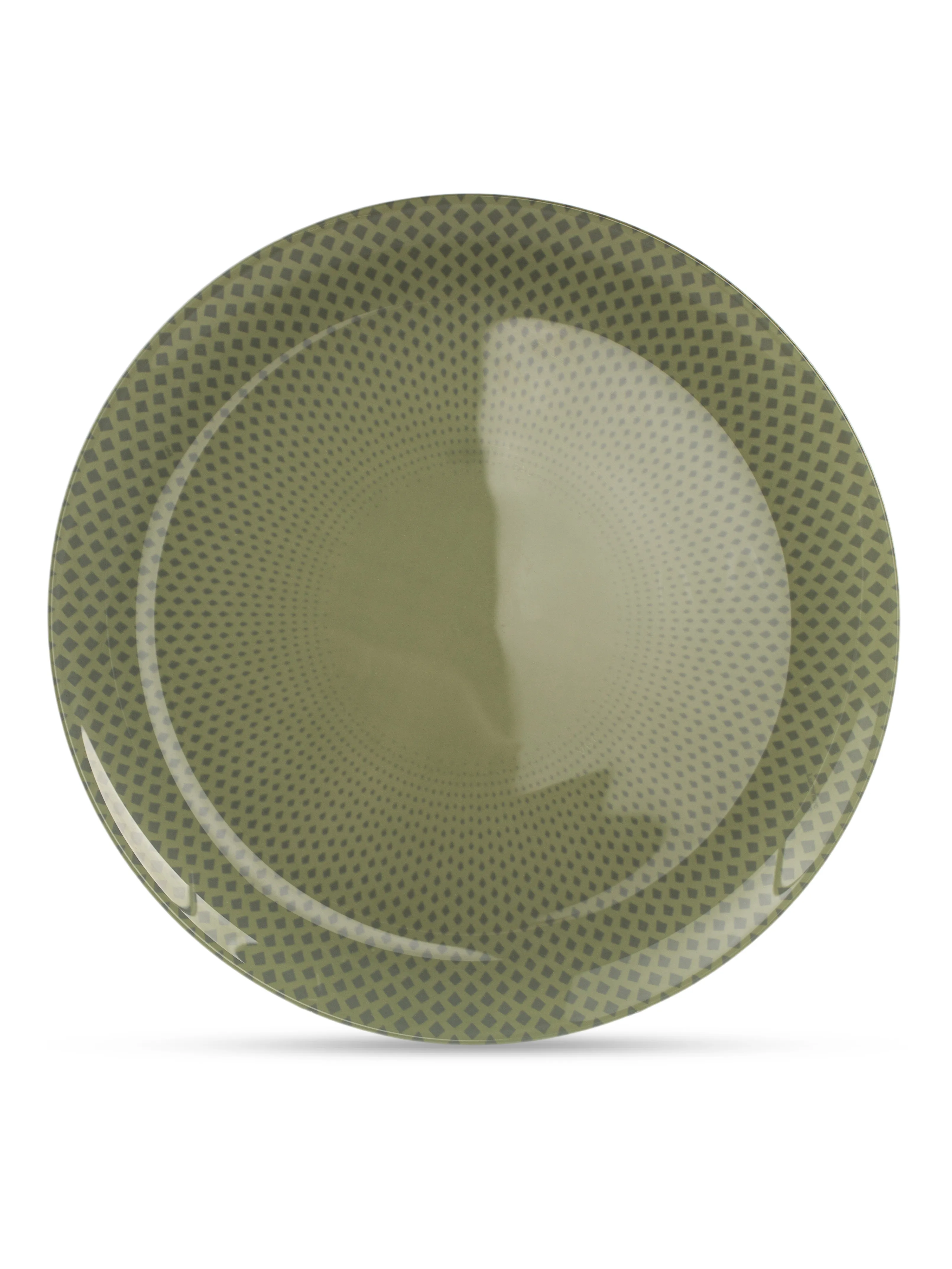 Тарелка обеденная СЕЛЕСТИ ГРИН 26см, стекло арт.V8792 по цене 