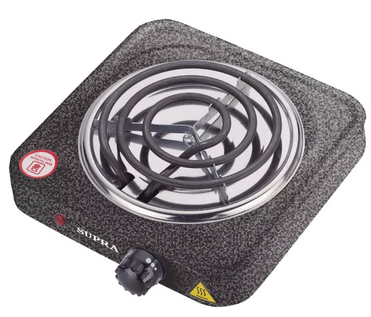 Плитка электрическая 1000Вт спираль Supra HS-111 по цене 