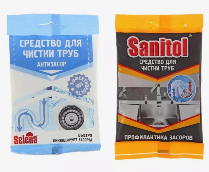 Антизасор для чистки труб Selena Sanitol 90г арт.1201561 по цене 
