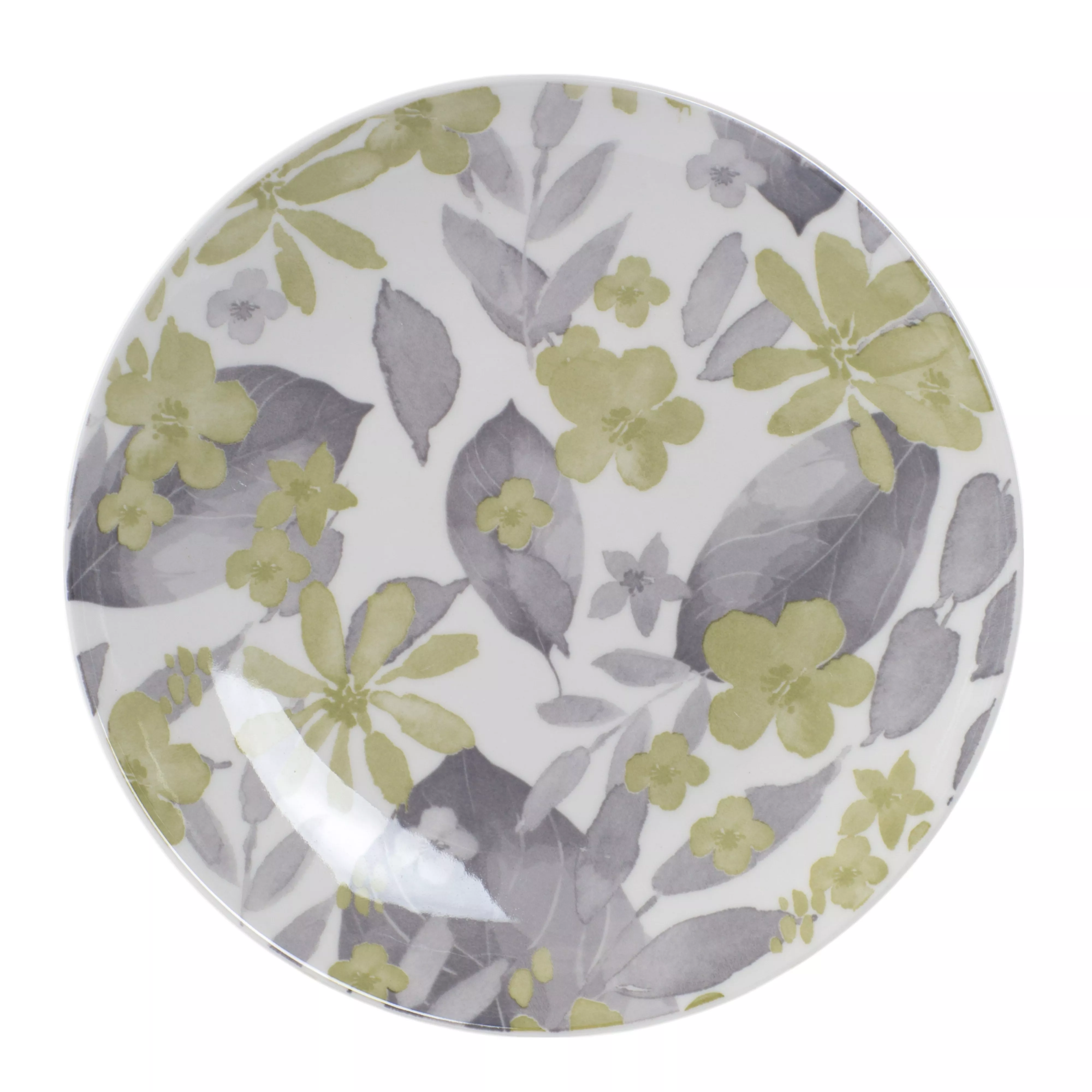 Тарелка десертная Блуминг зеленая 19см, фарфор арт.DMD236 по цене 