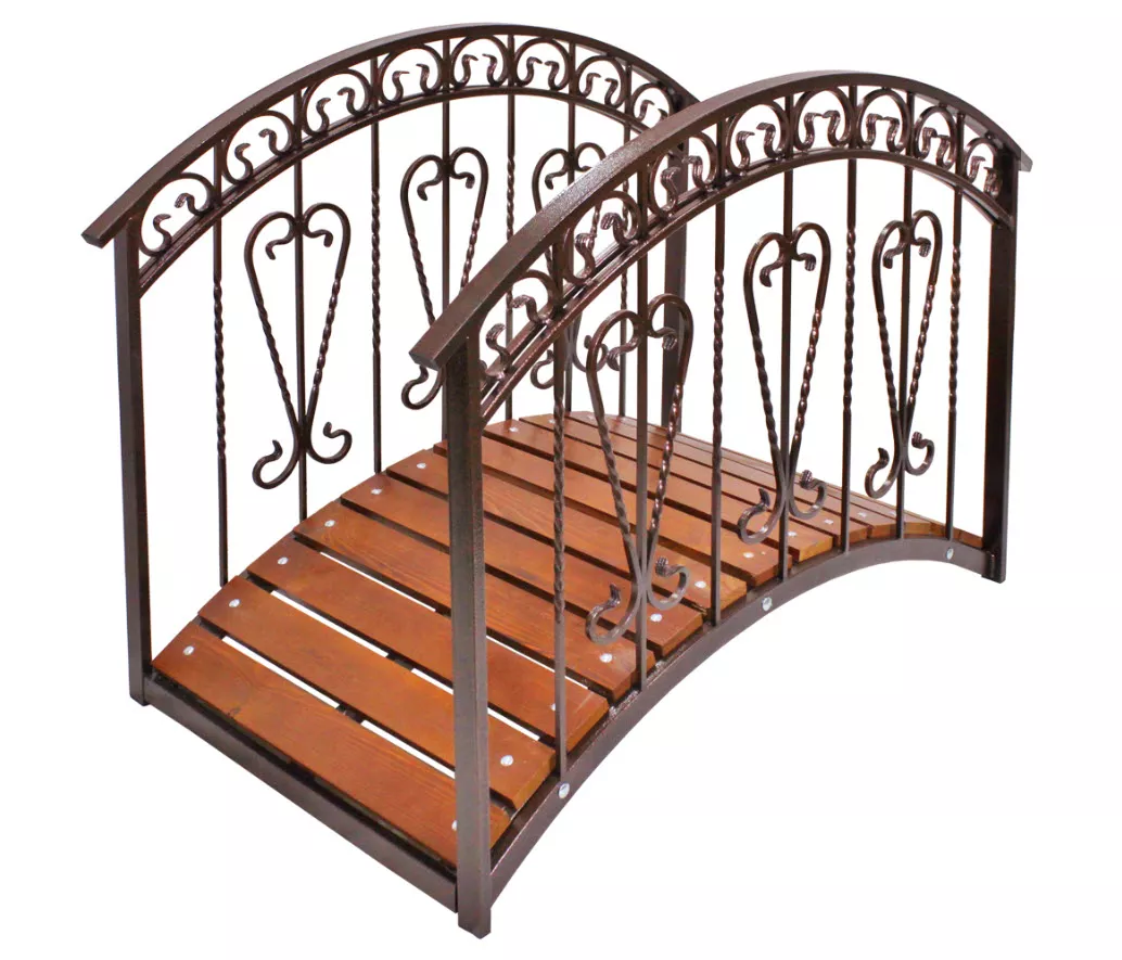 Мостик декоративный с металлическими поручнями, малый Комплект-Агро по цене 