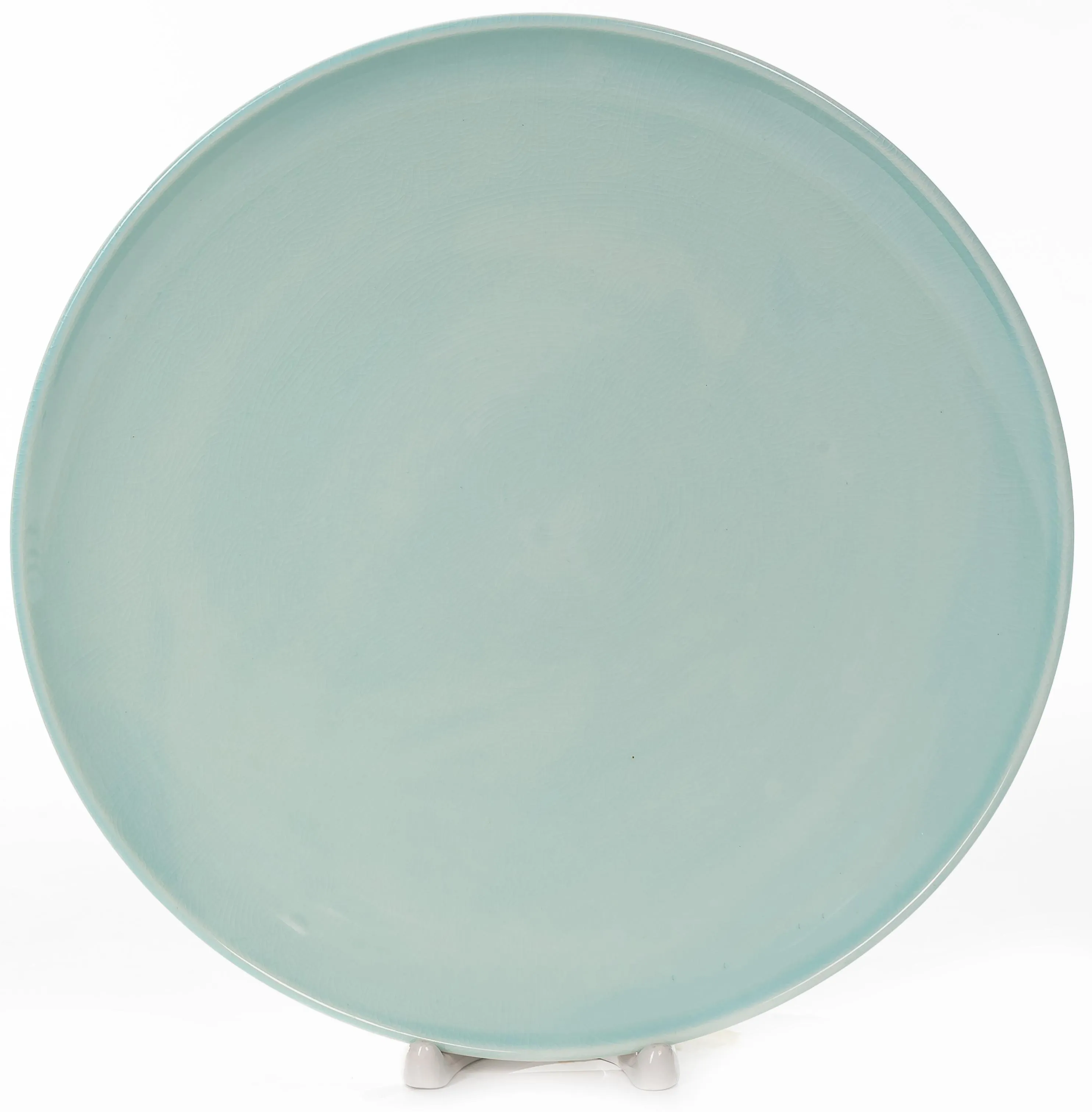 Тарелка мелкая Иштар 26см, фарфор, ментоловый кракелюр арт.236-28005 по цене 