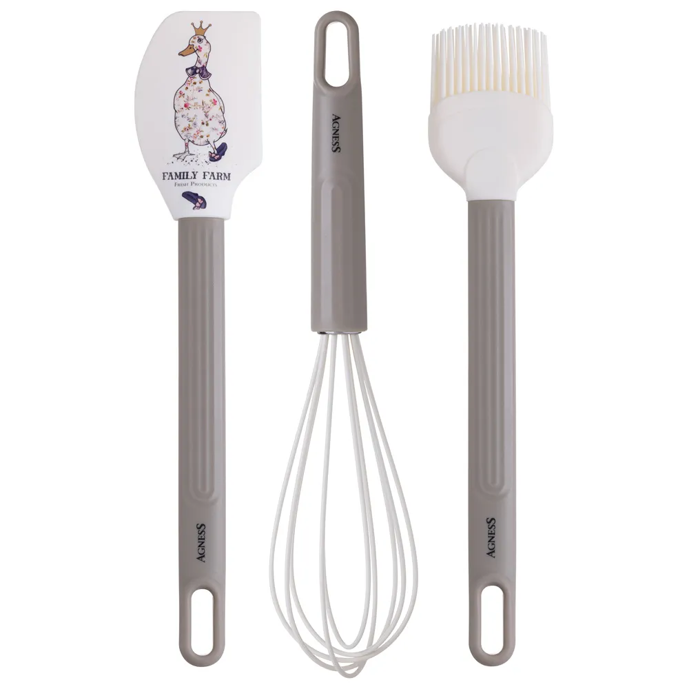 Набор Семейная ферма Агнесс 3пр: венчик, лопатка, кисточка арт.671-032 по цене 
