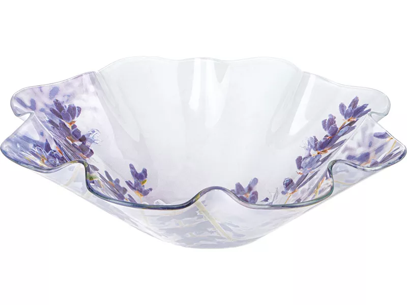 Салатник Лаванда 1300мл стекло арт.198-376 по цене 
