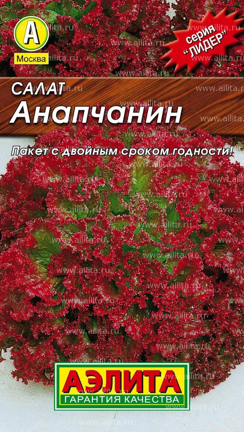 Семена салат Анапчанин полукочанный Лидер 0,5г Аэлита 