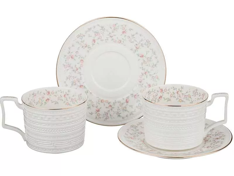 Набор чайный Лефард Фабьен на 2пер 4пр 280мл, фарфор арт.760-465 по цене 