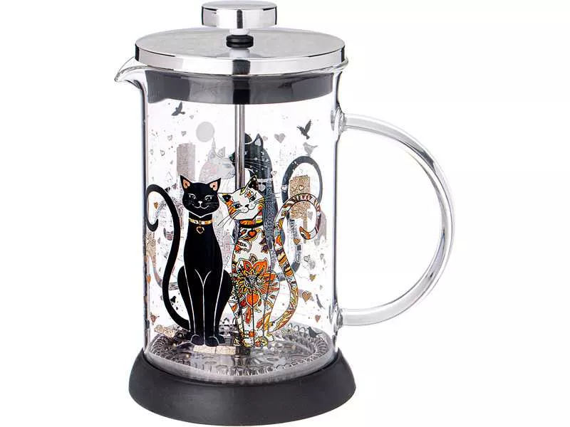 Френч-пресс Агнесс Парижские коты 600мл арт.894-157 по цене 