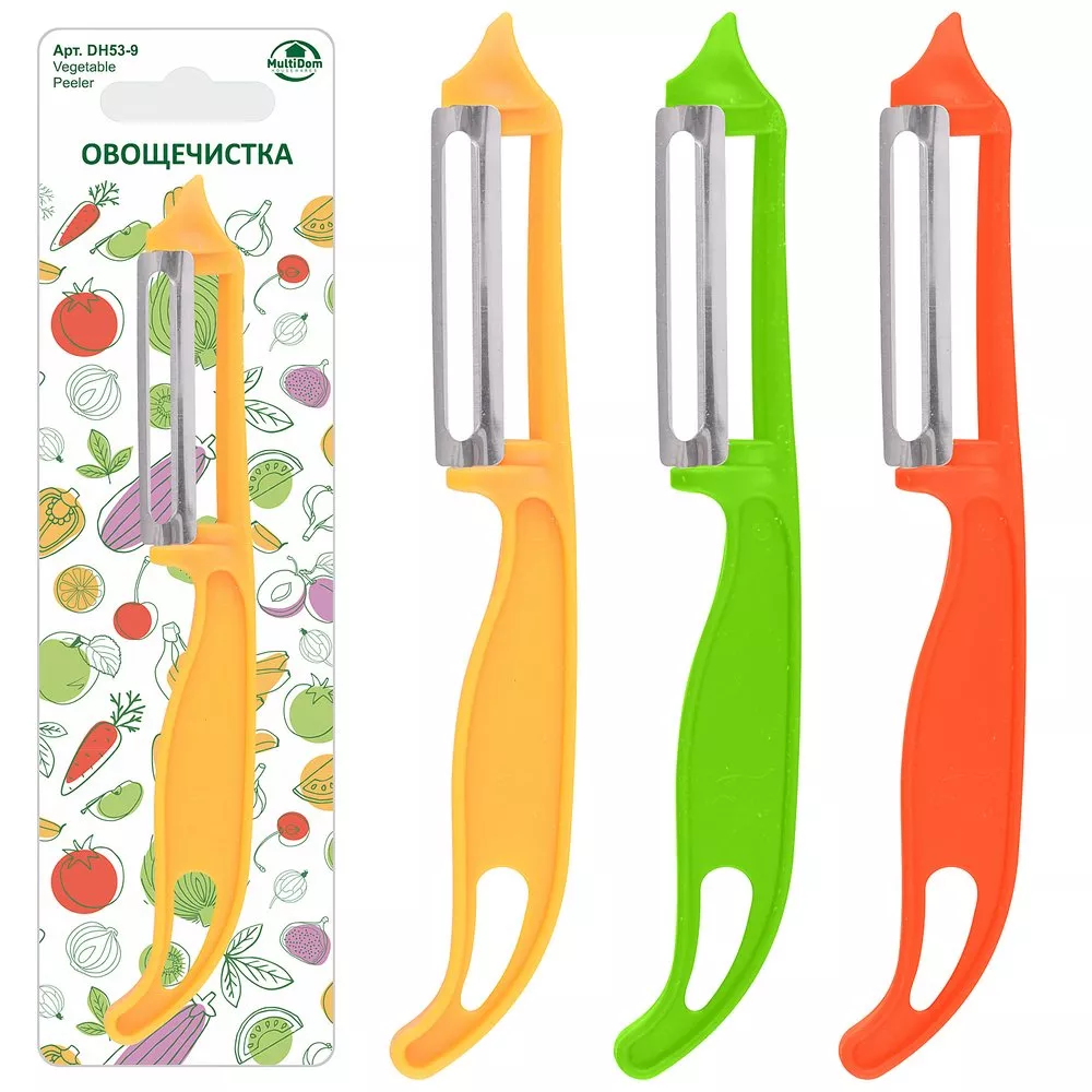 Овощечистка Эконом 15см 3цв арт.DH53-9 по цене 