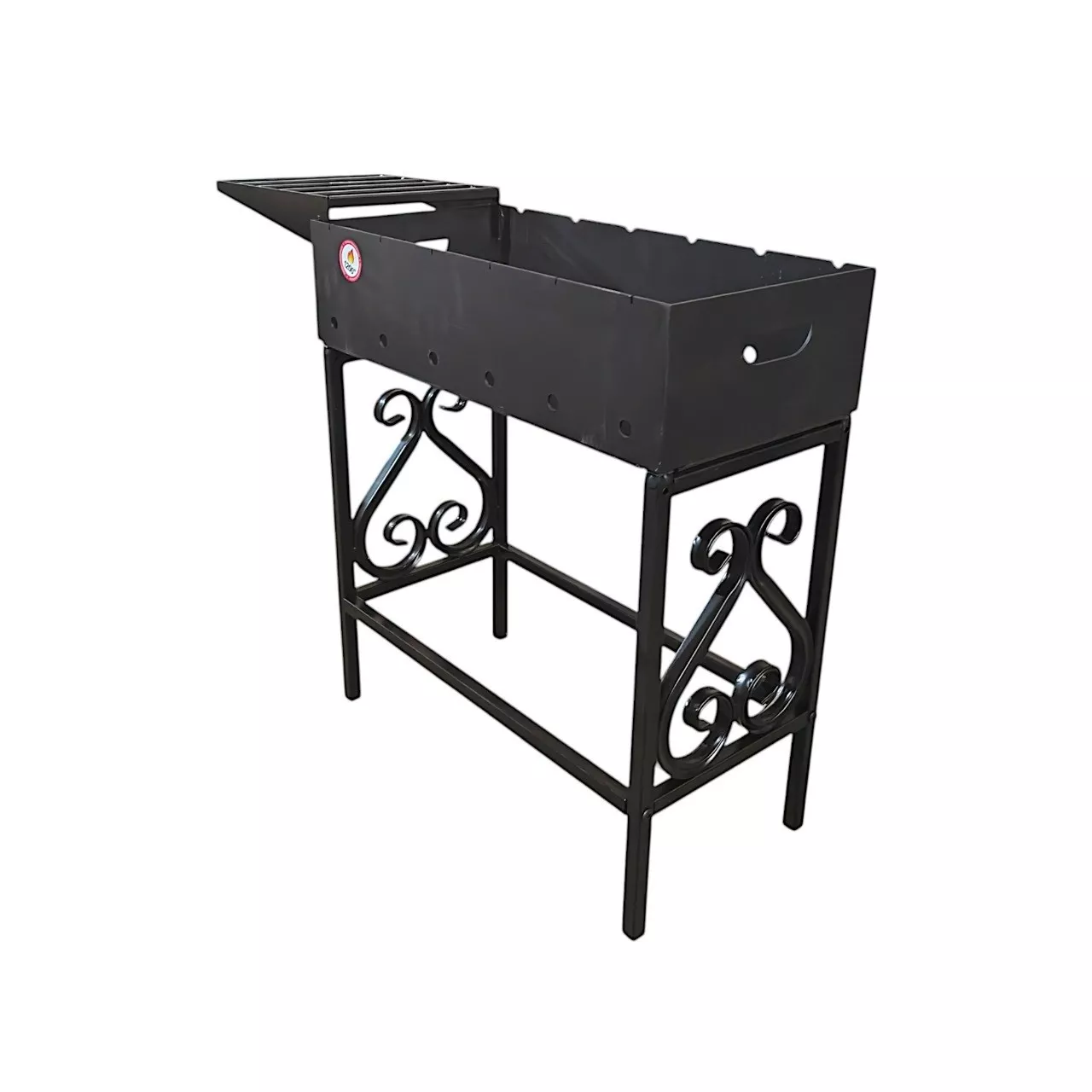 Мангал Уголек со столом разборный в коробе 17кг по цене 