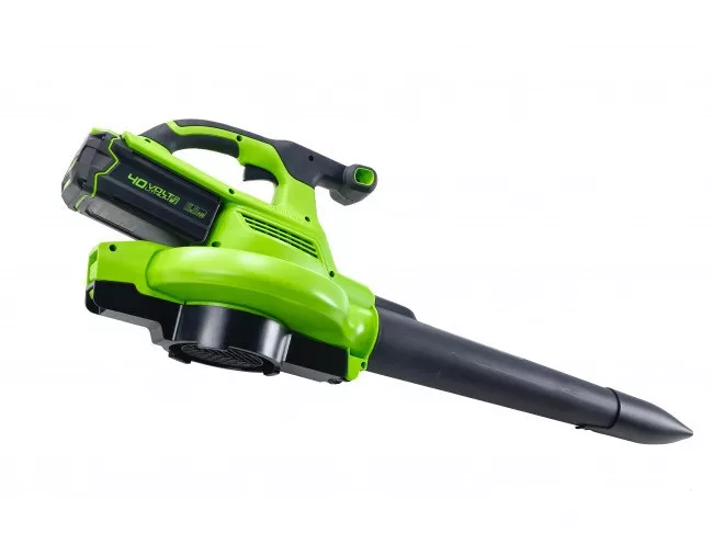 Воздуходув-пылесос акк. 40V бесщет. АКБ 4Ач+ЗУ Greenworks 2406907UB по цене 