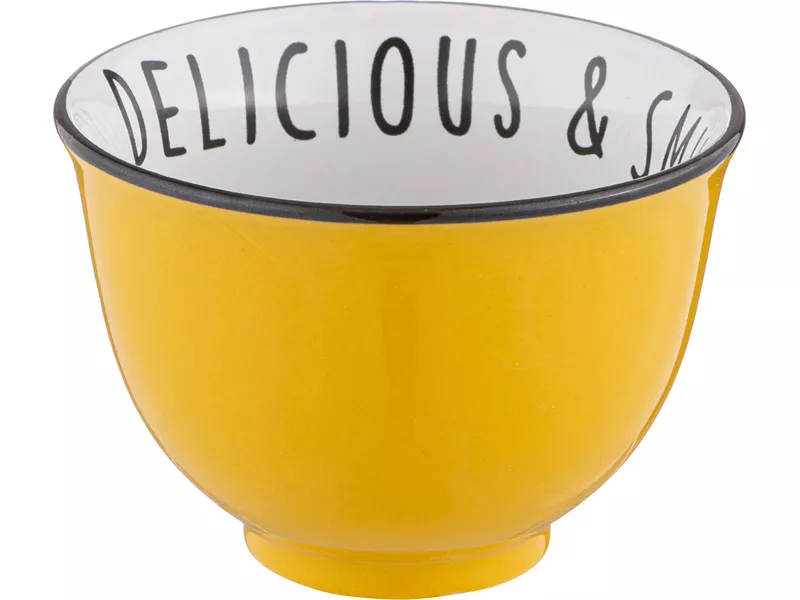 Бульонница Веселый смайлик 166мл 7х6см керамика арт.155-811 по цене 