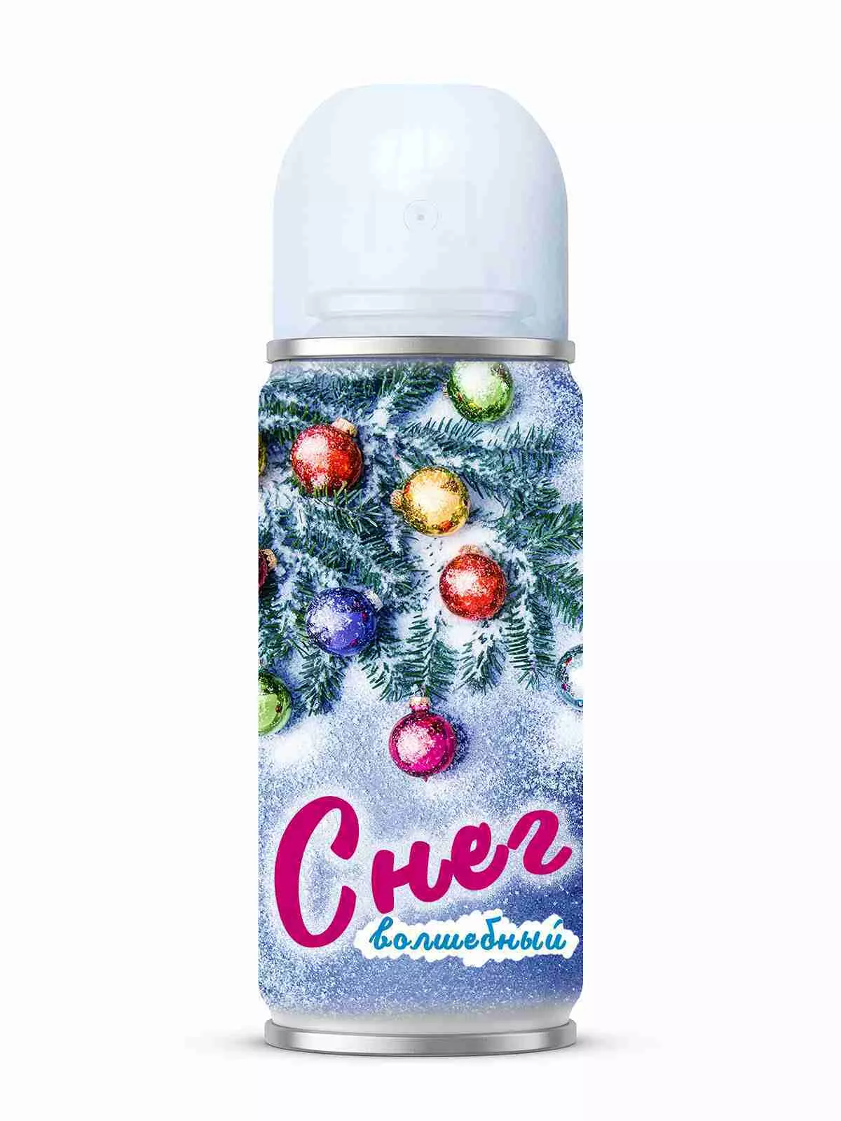 Спрей Синтетический снег нетающий, белый 5,2х17х5,2см арт.91941 по цене 