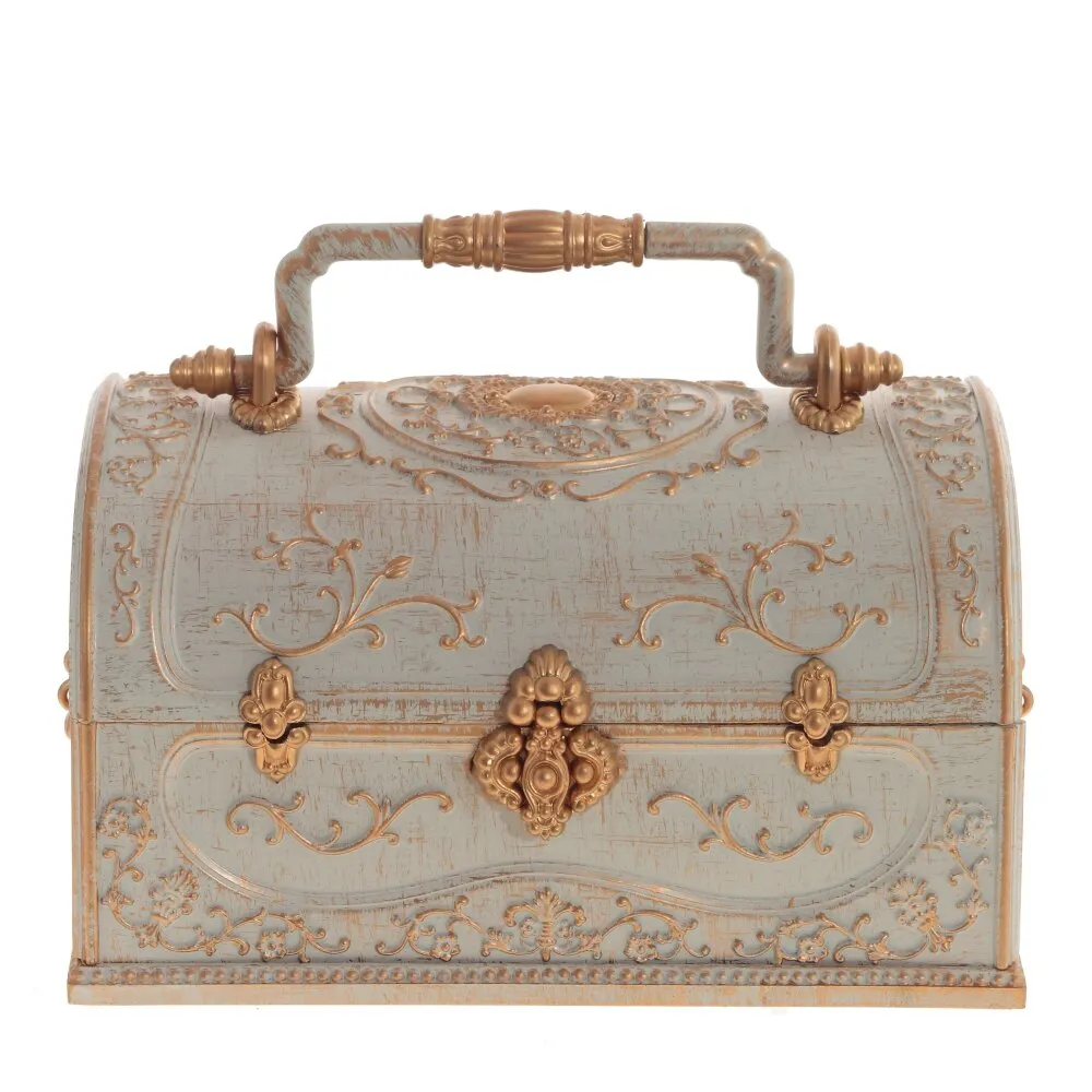 Шкатулка музыкальная Сундук 18x11,5x11см арт.768778 по цене 