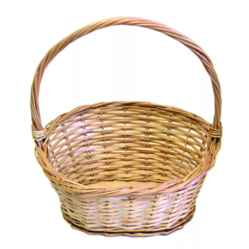 Корзина продуктовая круглая 41см плетеная арт.НХП 0067/2 по цене 