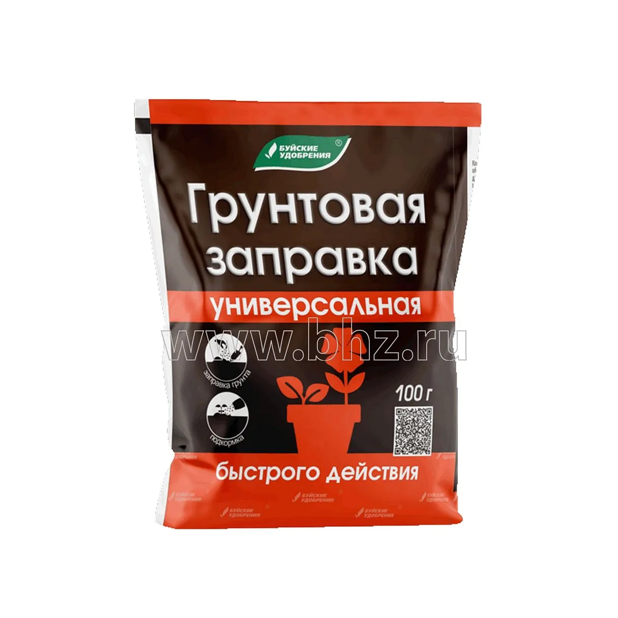 Удобрение сухое БХЗ Грунтовая заправка универсальная  0,1 кг по цене 