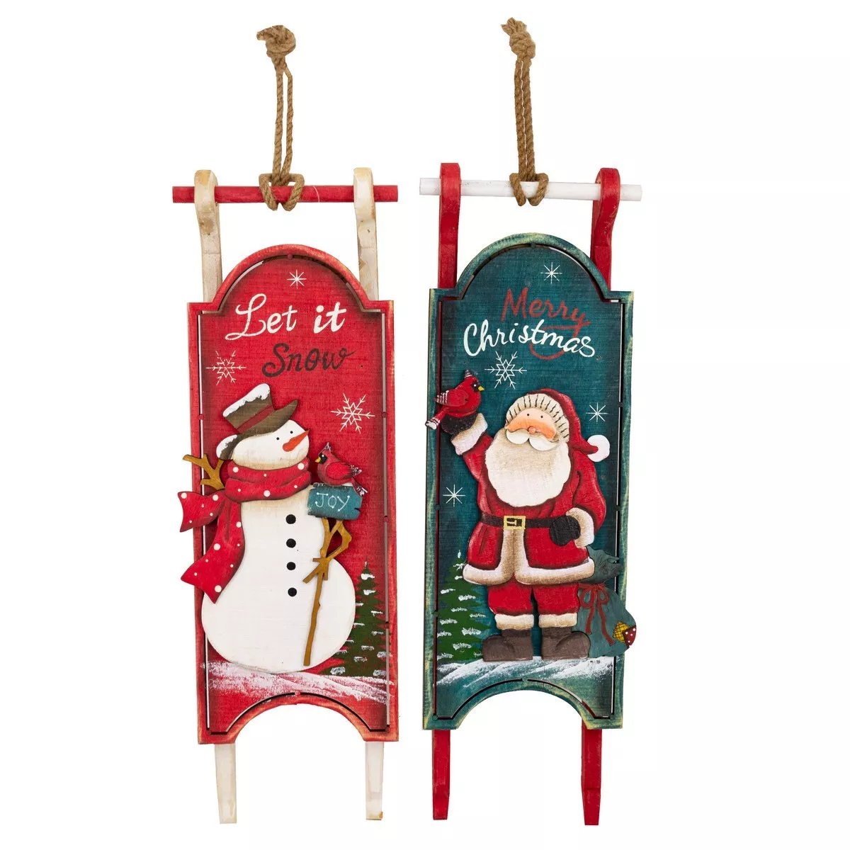 Украшение подвесное Санки красный арт.к000026738 по цене 