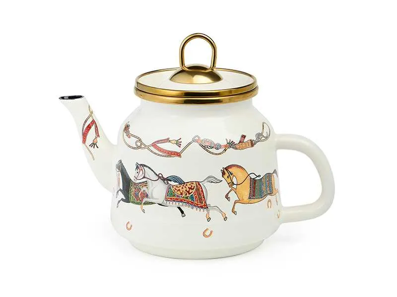 Чайник Лефард эмаль Пассаж 1л индукция, сталь эмаль арт.950-656 по цене 