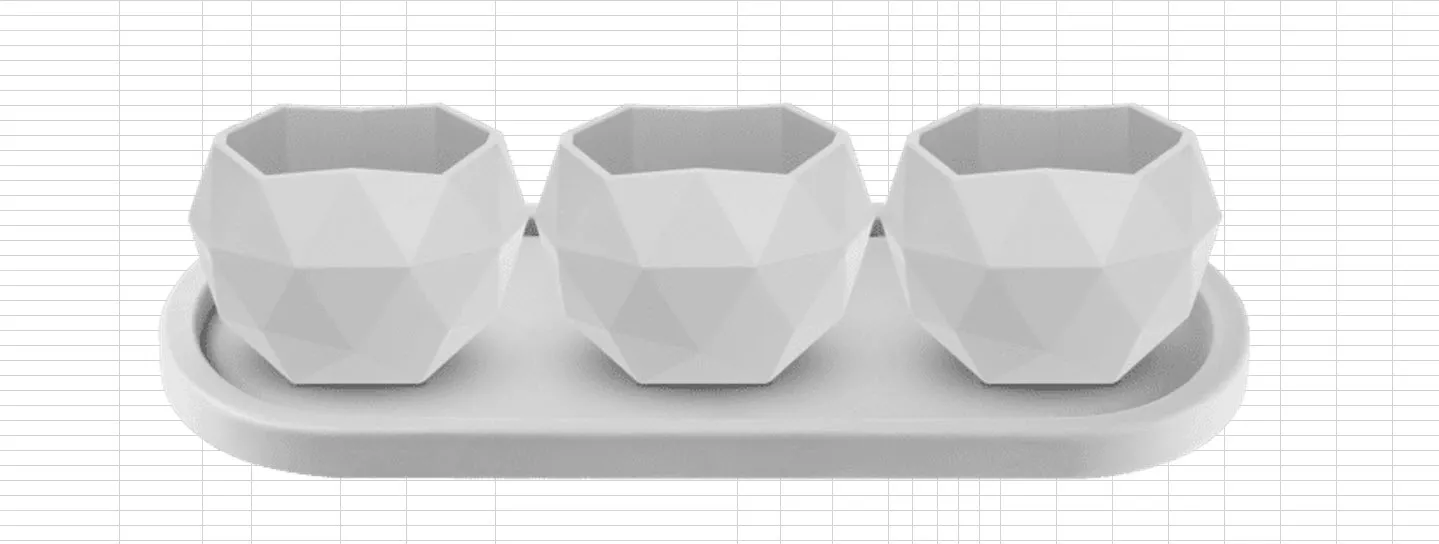 Кашпо Топаз 0,45л на подставке Амалия белый, пластик арт.КШ-0812 по цене 