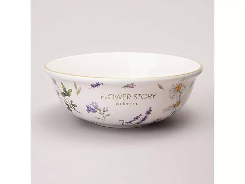 Салатник Агнесс История цветов 1350мл, керамика арт.358-2182 по цене 