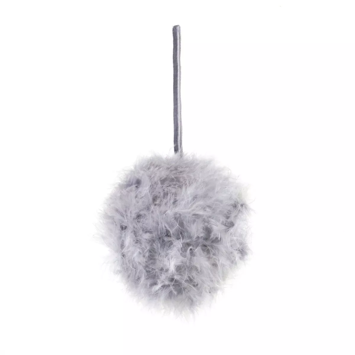 Украшение подвесное Шар, D12см серый арт.к000023037 по цене 