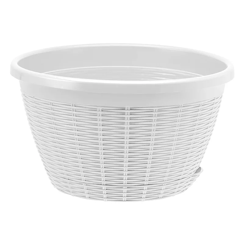 Кашпо Подвесное 4,5л Белый пластик арт.КШ-6446 по цене 