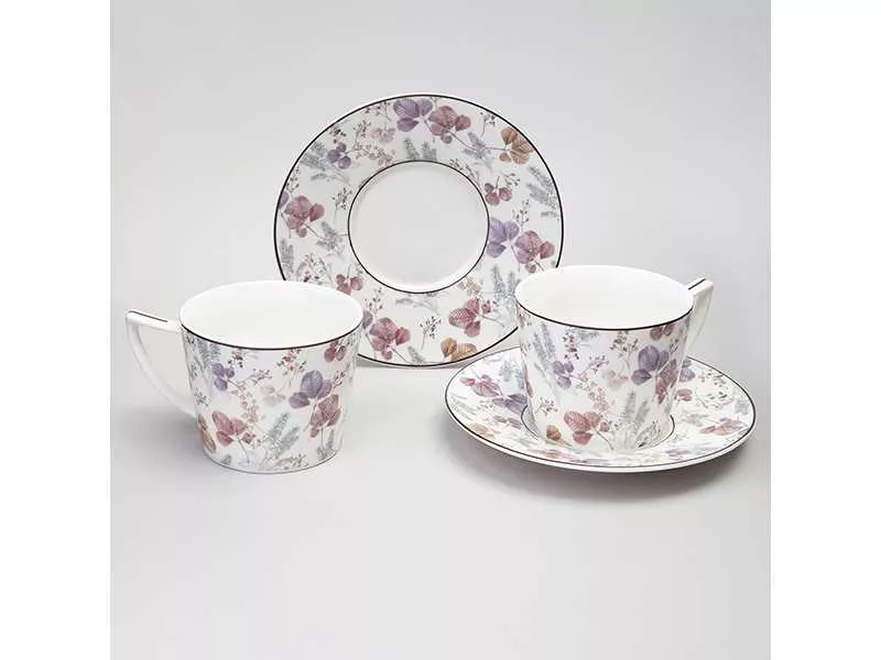 Набор чайный Лефард Блоссом на 2пер 4пр 250мл, фарфор арт.165-603 по цене 