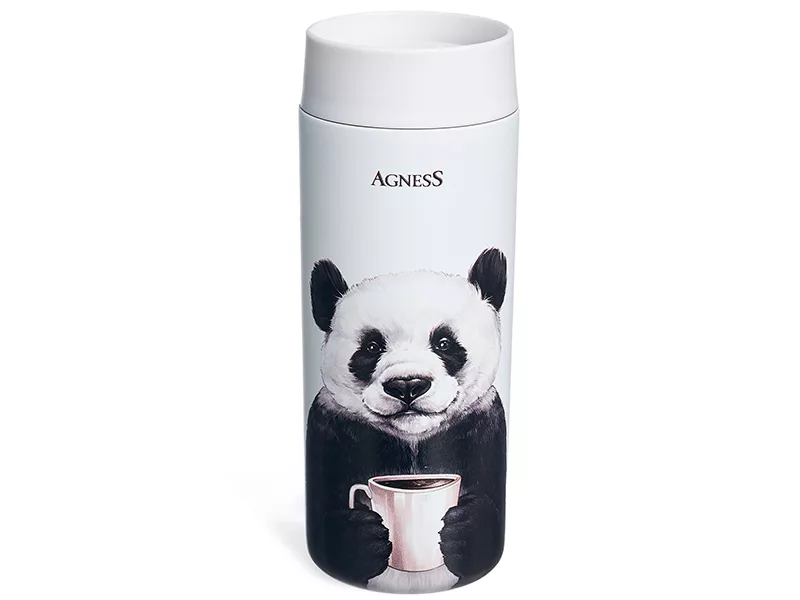 Термокружка Панда 350мл, сталь/пластик арт.798-115 по цене 