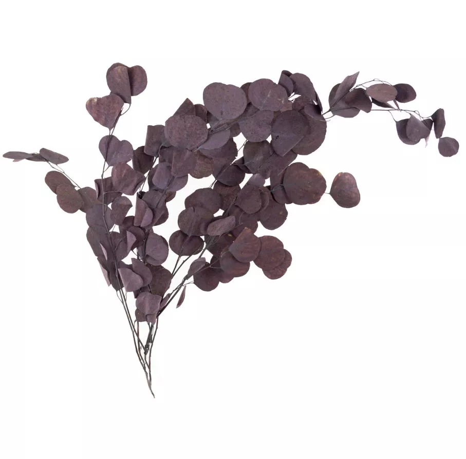 Цветок искусственный Эвкалипт 70см, сиреневый по цене 