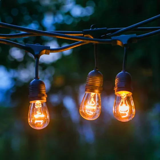 Гирлянда Эра Нить новогодняя светодиодная уличная на подвесах 4,5м арт.ERABL-FIL1 по цене 