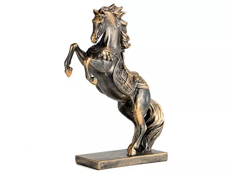 Фигурка декоративная Лошадь 17,3x7x23,8см, полистоун арт.146-2194 по цене 