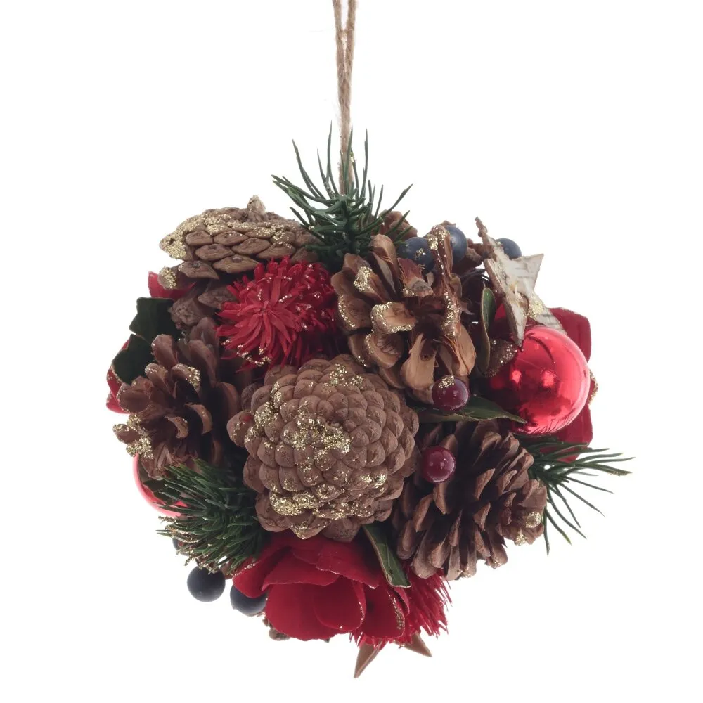 Изделие декоративное подвесное Шар 13х13х13см арт.808820 по цене 