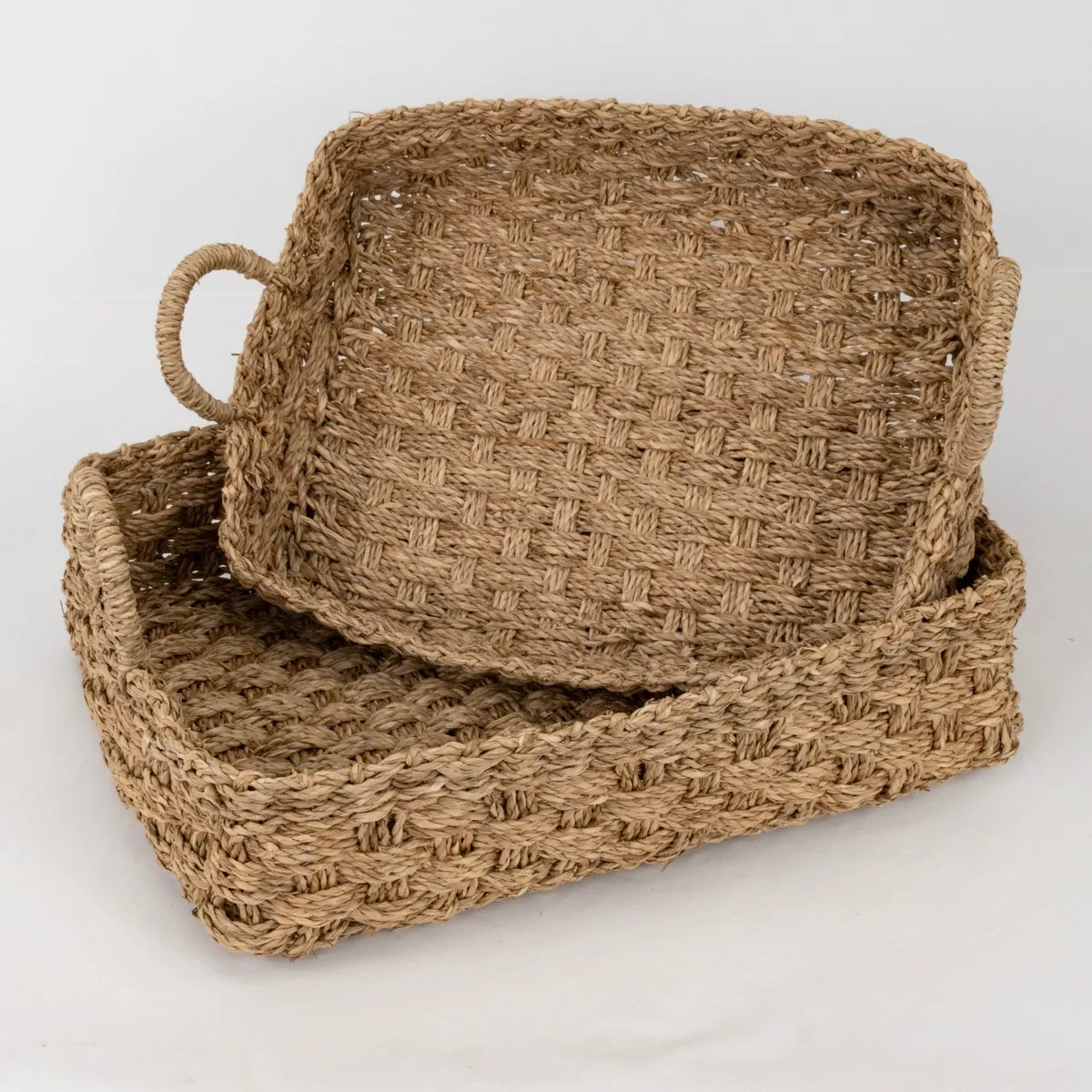 Корзина плетеная малая, растительный материал арт.к000035507-2 по цене 