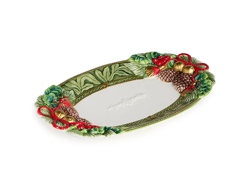 Блюдо Лефард Шишки овальное 34x20,5x4см арт.59-726 по цене 