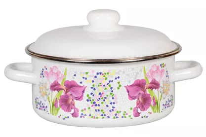 Кастрюля эмалированная цилиндр Мозаика 5л арт.1RB241М по цене 