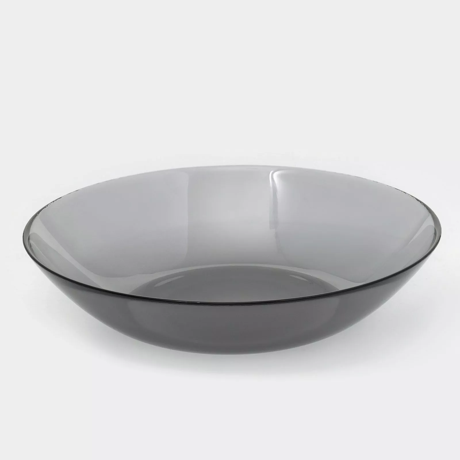 Тарелка суповая Симпатия графит 20,8см, стекло арт.23с2316 по цене 