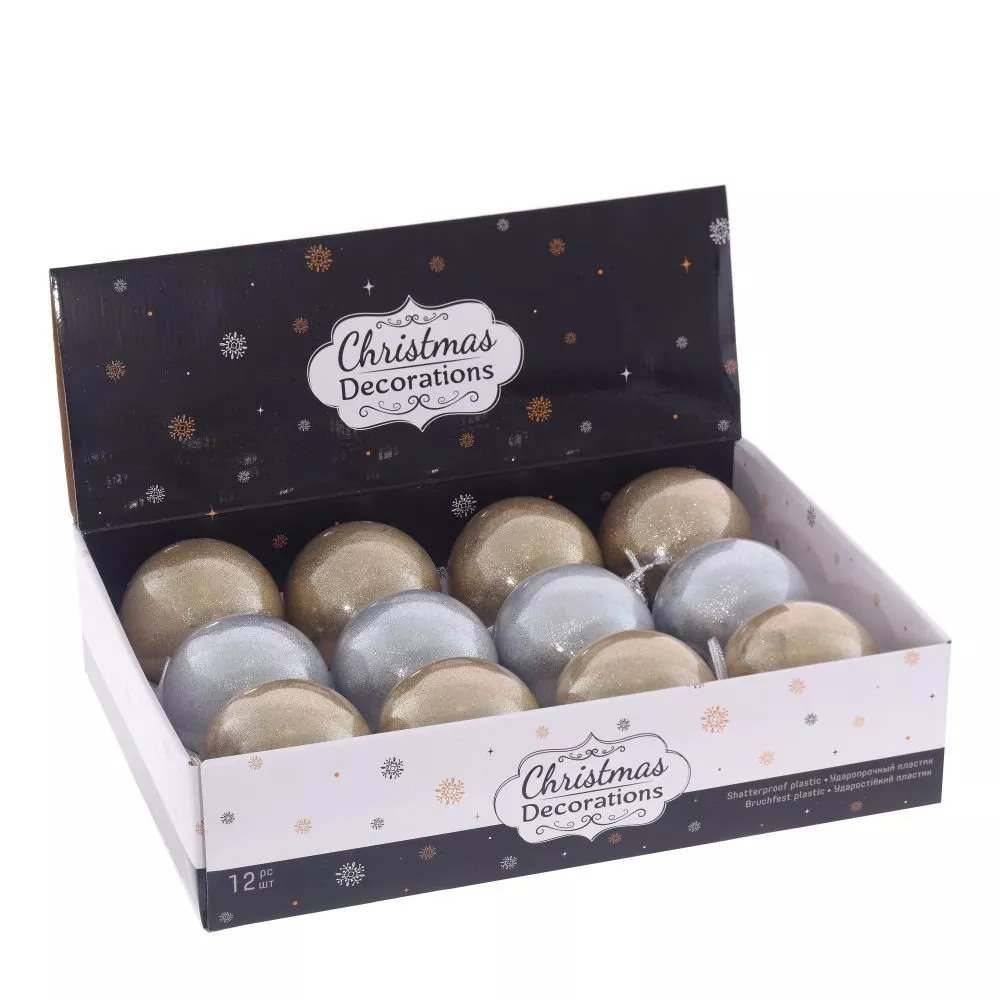 Украшение новогоднее Шар 8см полимерные материалы арт.755135 по цене 