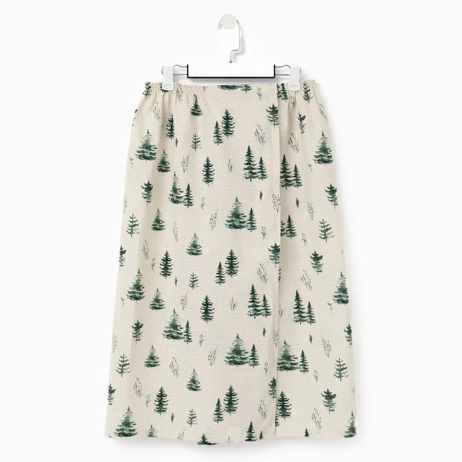 Парео женское для бани Елочки 80х144см, хлопок арт.10548971 по цене 