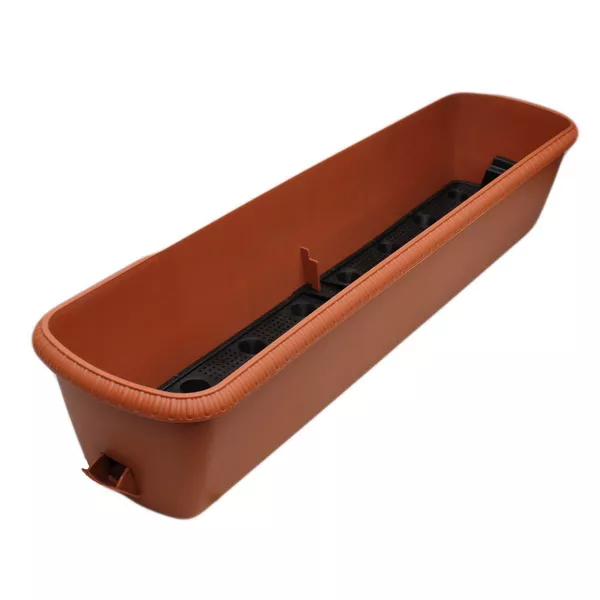 Ящик Жардин балконный 80х19,5х15,5см, терракот по цене 