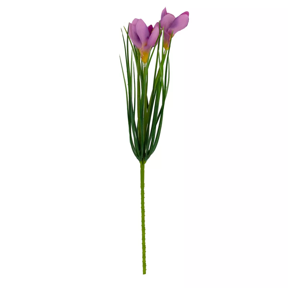 Цветок искусственный Крокус на вставке 30см, розовый арт.к000025037 по цене 