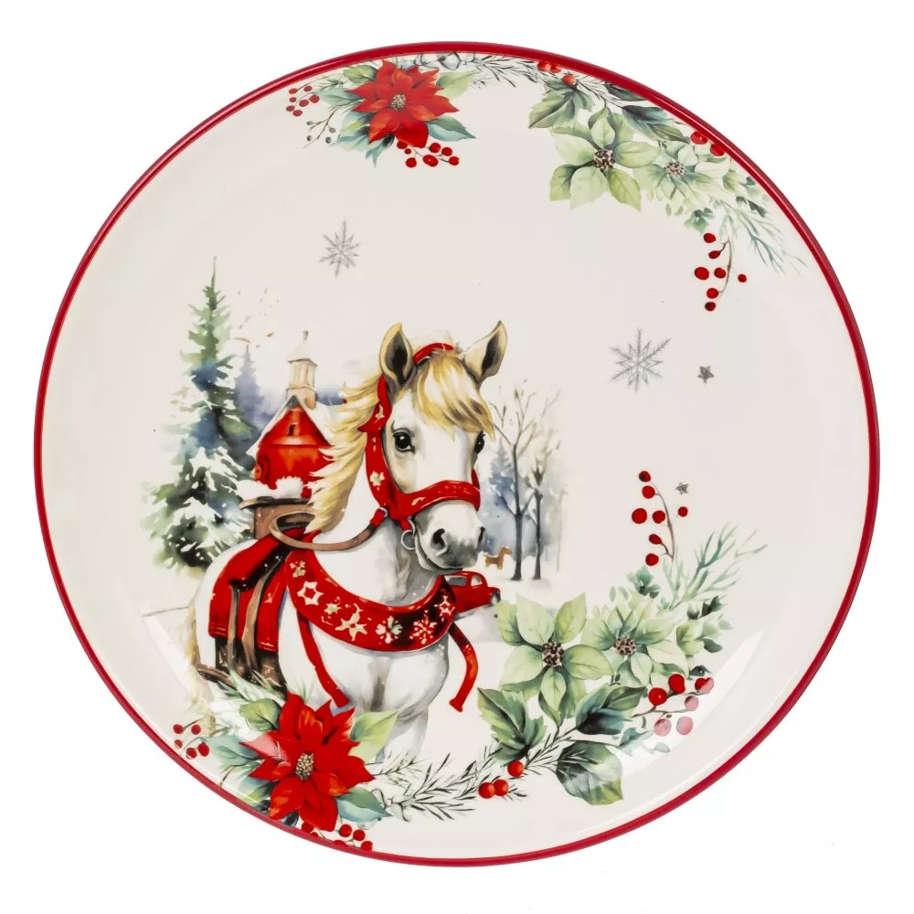 Тарелка Лошадь 21см, керамика арт.821569 по цене 