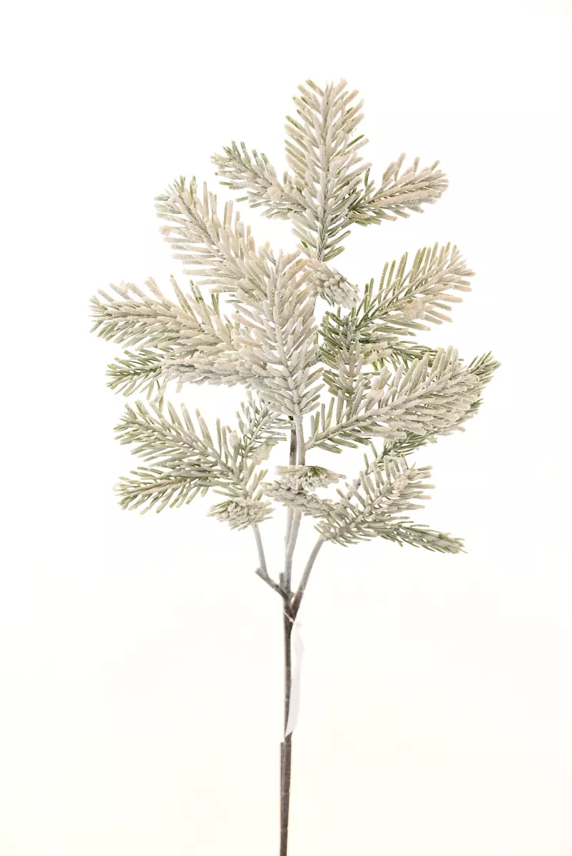 Ветка еловая заснеженная 80см по цене 