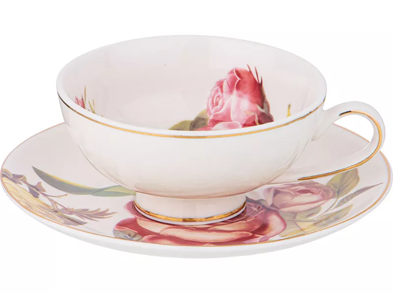 Пара чайная Лефард Сентимент 200мл розовый арт.275-1262 по цене 